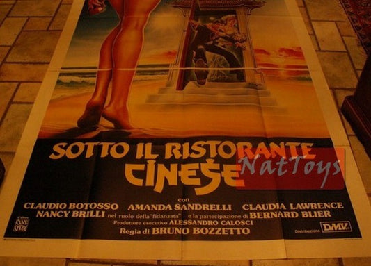 Manifesto Film SOTTO IL RISTORANTE CINESE 1986 4F Original Poster