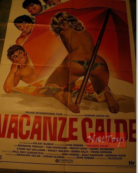 Manifesto Film VACANZE CALDE 1984 tipo2 Original Poster