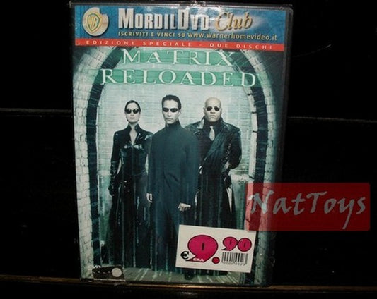 MATRIX RELOADED Keanu Reeves Film DVD New Original