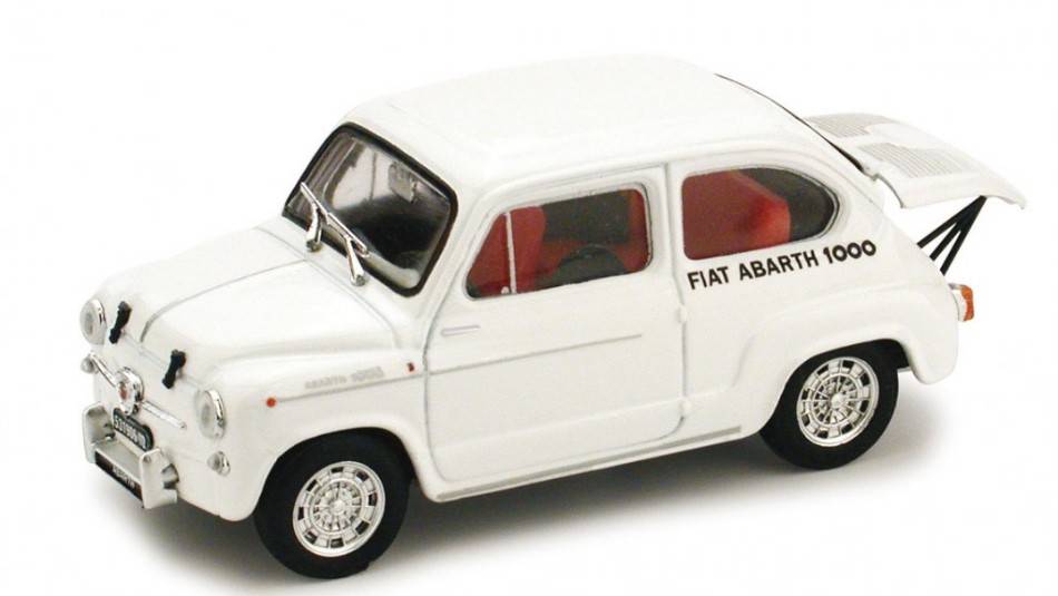 MODELLINO IN SCALA COMPATIBILE CON ABARTH 1000 1963 RADIATORE MONTECARLO 1:43 BRUMM BM0378