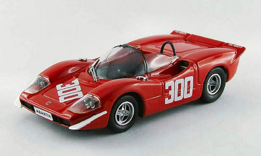 MODELLINO IN SCALA COMPATIBILE CON ABARTH 2000 S N.300 WINNER BOLZANO-MENDOLA 1969 A.MERZARIO 1:43 BEST MODEL BT9527
