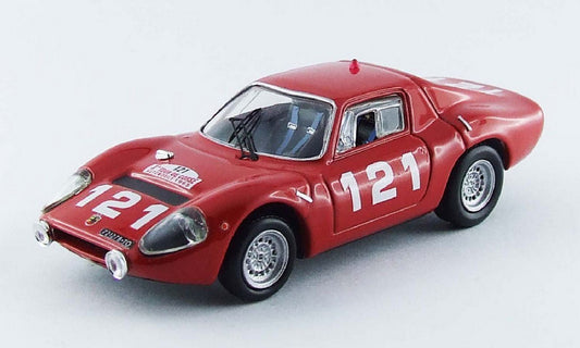 MODELLINO IN SCALA COMPATIBILE CON ABARTH OT 1300 N.121 TOUR DE CORSE 1965 SCHELESSER-B.LENA 1:43 BEST MODEL BT9522