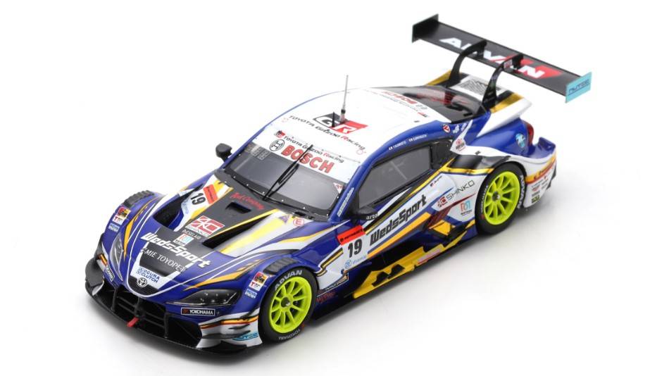 SCALE MODEL COMPATIBLE WITH ADVAN GR SUPRA N.19 GT500 SUPER GT 2022 Y.KUNIMOTO-S.SAKAGUCHI 1:43 SPARK MODEL SGT027