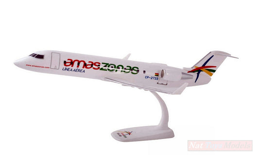 SCALE MODEL COMPATIBLE WITH CRJ-200 AMASZONAS URUGUAY AIRCRAFT 1:100 HERPA HP609685-001