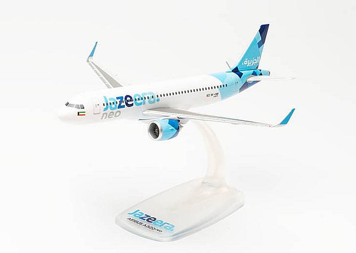 MODÈLE RÉDUIT COMPATIBLE AVEC AIRBUS A320 NEO JAZEERA AIRWAYS 1:200 HERPA HP613644