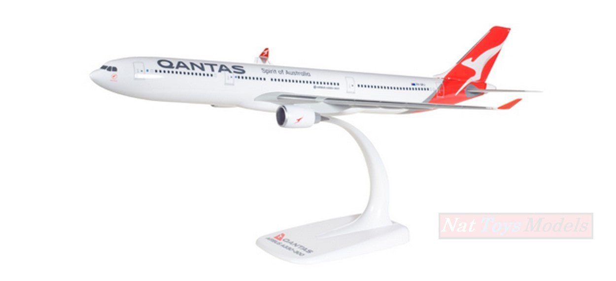 MODÈLE RÉDUIT COMPATIBLE AVEC AIRBUS A330-300 QANTAS 32 cm 1:200 HERPA HP611510