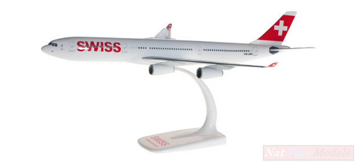MODELLINO IN SCALA COMPATIBILE CON AIRBUS A340-300 SWISS INTERNATIONAL AIRLINES 1:200 HERPA HP610117-001