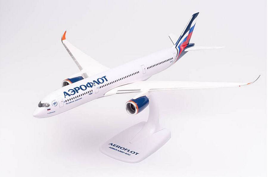 SCALE MODEL COMPATIBLE WITH AIRBUS A350-900 AEROFLOT 1:200 HERPA HP613217