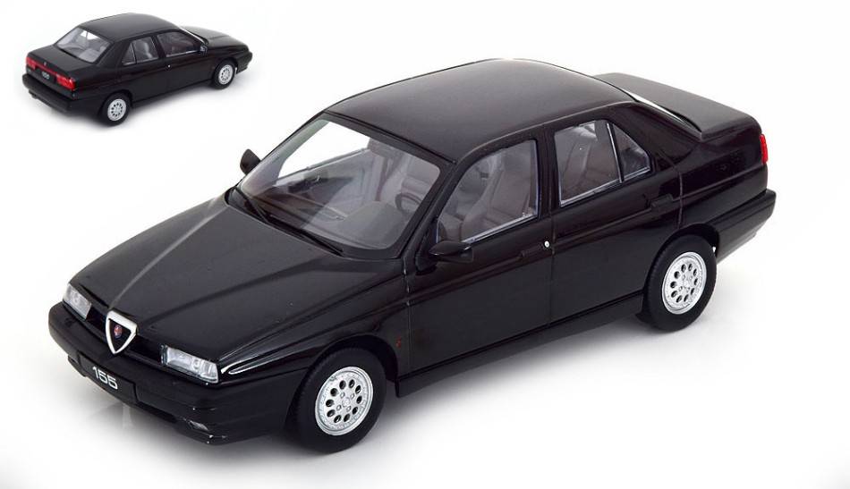 SCALE MODEL COMPATIBLE WITH ALFA ROMEO 155 1996 BLACK 1:18 TRIPLE 9 T9-1800381