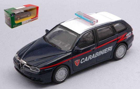 SCALE MODEL COMPATIBLE WITH ALFA ROMEO 156 SW CARABINIERI 1:43 NEW RAY NY19853ALF