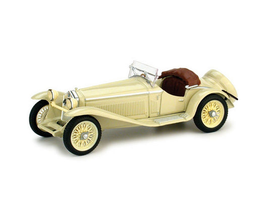 MODELLINO IN SCALA COMPATIBILE CON ALFA ROMEO 1750 GS ZAGATO 1931 AVORIO 1:43 BRUMM BM0388-01