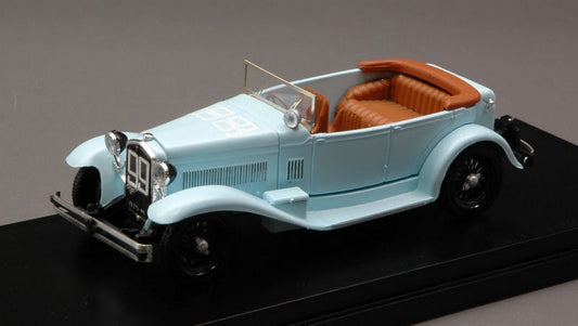 MODELLINO IN SCALA COMPATIBILE CON ALFA ROMEO 1750 N.99 MM 1930 FERRARI-BASSO 1:43 RIO RI4202