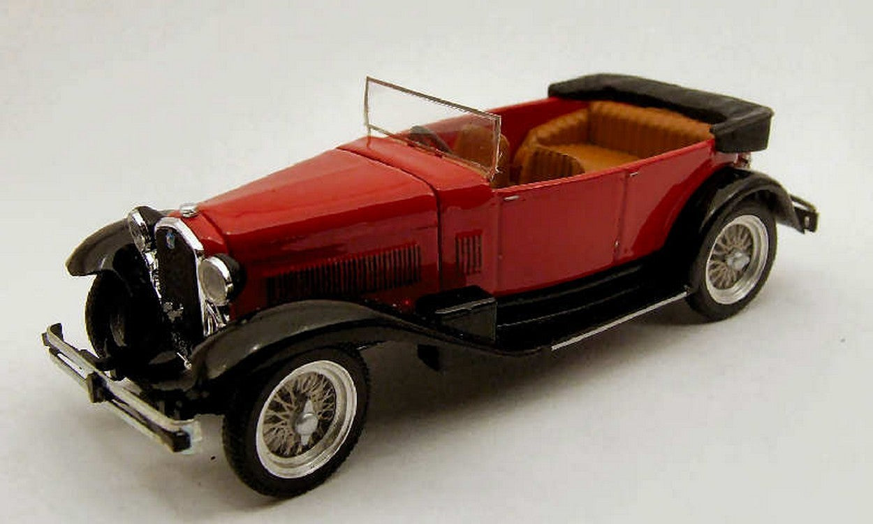MODELLINO IN SCALA COMPATIBILE CON ALFA ROMEO 1750 TORPEDO 1930 RED 1:43 RIO RI4199
