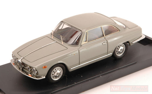 MODELLINO IN SCALA COMPATIBILE CON ALFA ROMEO 2000 SPRINT 1960 SILVER 1:43 BANG BG7223