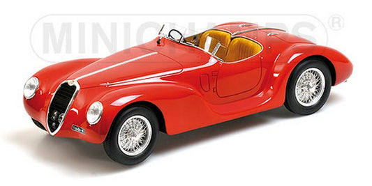 MODELLINO IN SCALA COMPATIBILE CON ALFA ROMEO 6C SS CORSA SPIDER 1939 RED 1:18 MINICHAMPS PM107120230