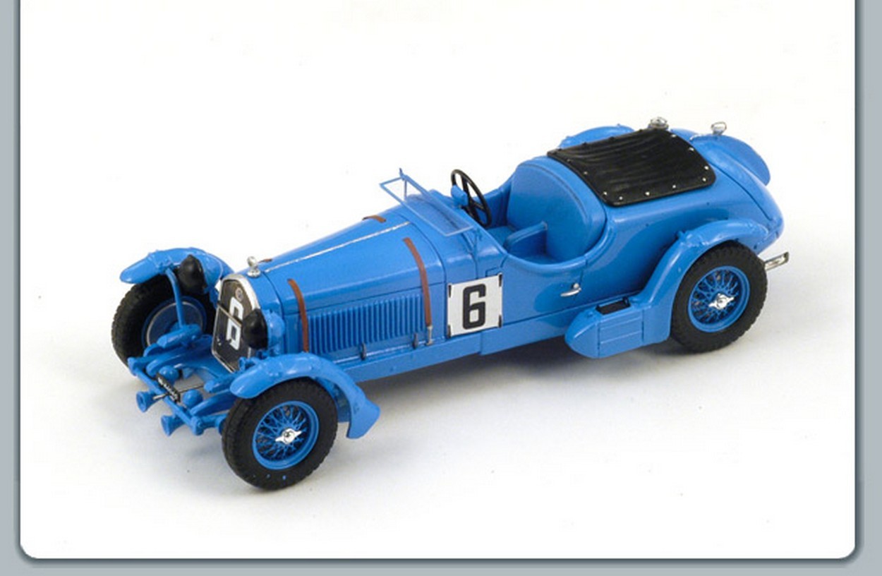 MODELLINO IN SCALA COMPATIBILE CON ALFA ROMEO 8C N.6 30th LM 1934 LORD E.HOWE-T.ROSE RICHARDS 1:43 SPARK MODEL S3887