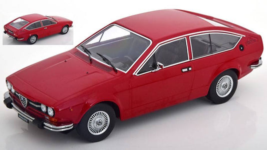 SCALE MODEL COMPATIBLE WITH ALFA ROMEO ALFETTA 2000 GTV 1976 RED 1:18 KK SCALE KKDC181091