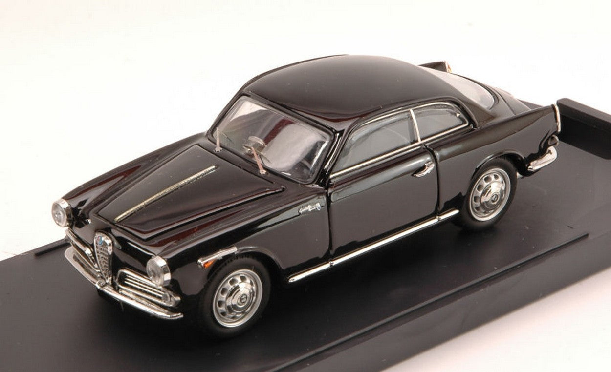 MODELLINO IN SCALA COMPATIBILE CON ALFA ROMEO GIULIETTA SP 2s STREET 1959 BLACK 1:43 BANG BG7177