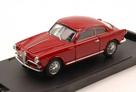 MODELLINO IN SCALA COMPATIBILE CON ALFA ROMEO GIULIETTA SPRINT STRADALE 1954 RED 1:43 BANG BG7151