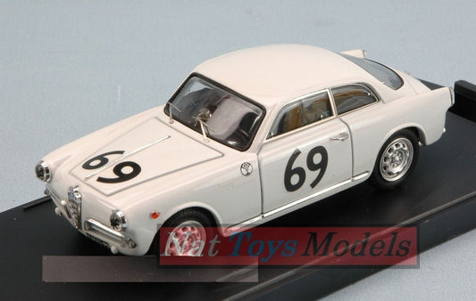MODÈLE RÉDUIT COMPATIBLE AVEC ALFA ROMEO GIULIETTA SPRINT VELOCE N.69 ZELTWEG 1957 C.PEROGLIO 1:43 BANG BG7172