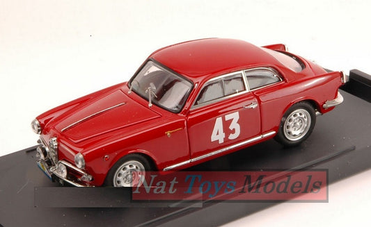 modellino IN SCALA COMPATIBILE CON ALFA ROMEO GIULIETTA SPV N.43 1st CLASS T.DE FRANCE 1956 SCHELL-VID.1:43 BANG BG7205 241220