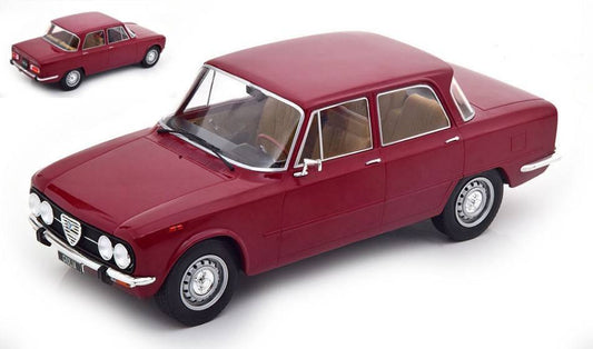 MODELLINO IN SCALA COMPATIBILE CON ALFA ROMEO NUOVA GIULIA SUPER DARK RED 1:18 MODELCARGROUP MCG18308