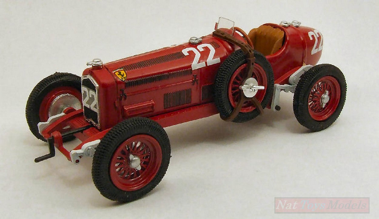MODELLINO IN SCALA COMPATIBILE CON ALFA ROMEO P 3 N.22 2nd TARGA FLORIO 1935 L.CHIRON 1:43 RIO RI4272