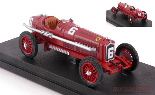 MODELLINO IN SCALA COMPATIBILE CON ALFA ROMEO P3 N.6 WINNER (DEBUT ALFA) GP MONTREAUX 1934 C.F.TROSSI 1:43 RIO RI4601