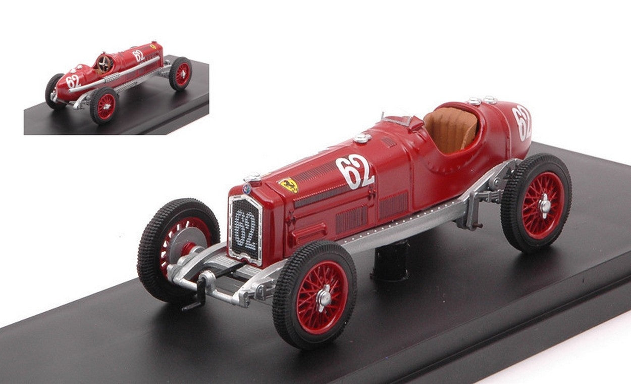 MODELLINO IN SCALA COMPATIBILE CON ALFA ROMEO P3 TIPO B N.62 WINNER COPPA ACERBO 1933 LUIGI FAGIOLI 1:43 RIO RI4632