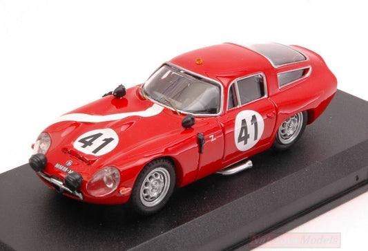 MODELLINO IN SCALA COMPATIBILE CON ALFA ROMEO TZ1 N.41 15th LM 1964 G.BISCALDI-G.SALA 1:43 BEST MODEL BT9097
