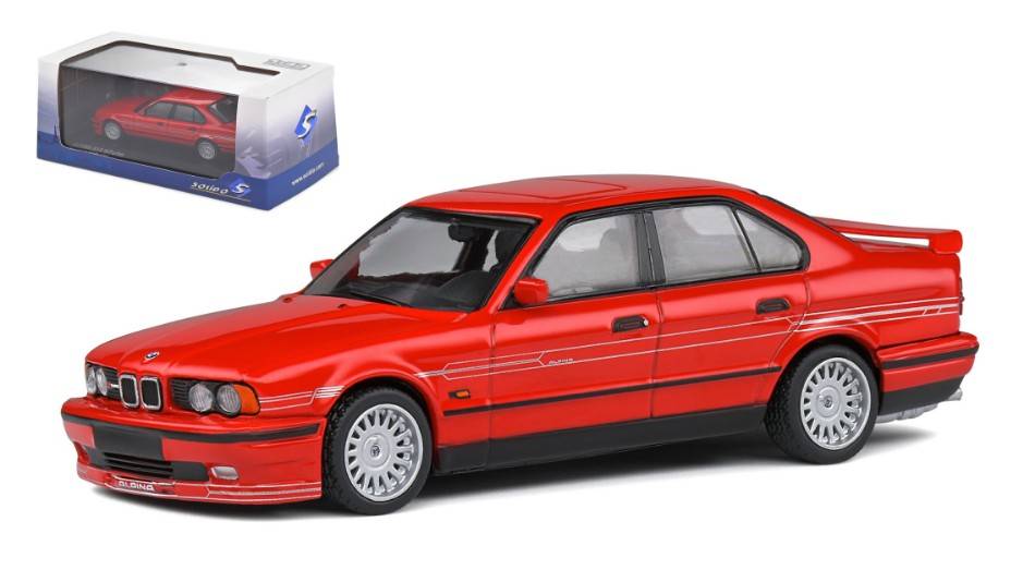MODELLINO IN SCALA COMPATIBILE CON ALPINA B10 (E34) 1994 RED 1:43 SOLIDO SL4310402