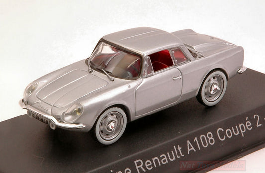 MODELLINO IN SCALA COMPATIBILE CON ALPINE A108 COUPE 2+2 1961 SILVER 1:43 NOREV NV517821