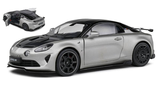 MODELE REDUIT COMPATIBLE AVEC ALPINE A110 RADICALE 2023 ARGENT 1:18 SOLIDE SL1801621
