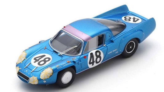 SCALE MODEL COMPATIBLE WITH ALPINE A210 N.48 12th LM 1967 R.DE LAGENESTE-J.CHEINISSE 1:43 SPARK MODEL S5689