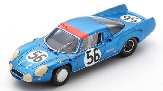 SCALE MODEL COMPATIBLE WITH ALPINE A210 N.56 LM 1967 G.LARROUSSE-P.DEPAILLER 1:43 SPARK MODEL S5691