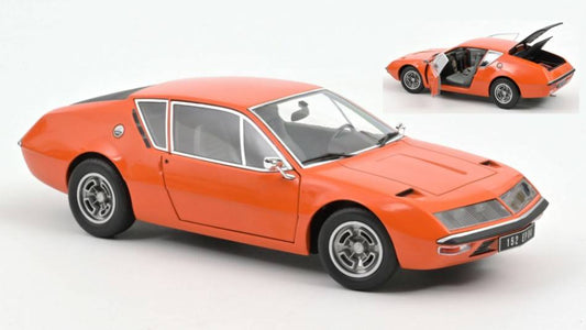 SCALE MODEL COMPATIBLE WITH ALPINE A310 1600 VF 1974 ACROPOLIS ORANGE 1:18 NOREV NV185402