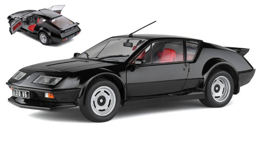 SCALE MODEL COMPATIBLE WITH ALPINE A310 PACK GT 1983 BLACK 1:18 SOLID SL1801205