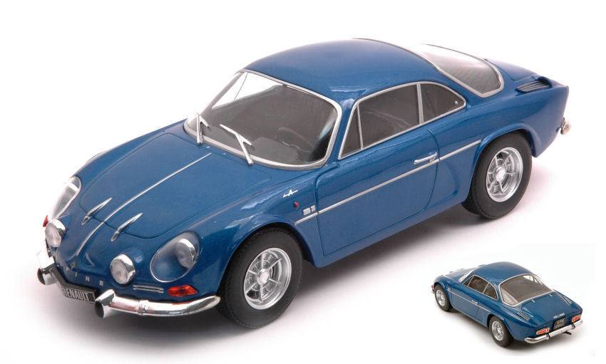 SCALE MODEL COMPATIBLE WITH ALPINE RENAULT A110 1300 METALLIC BLUE 1:24 WHITEBOX WB124058