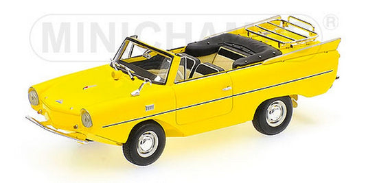 SCALE MODEL COMPATIBLE WITH AMPHICAR 1965 YELLOW 1:43 MINICHAMPS PM400097032