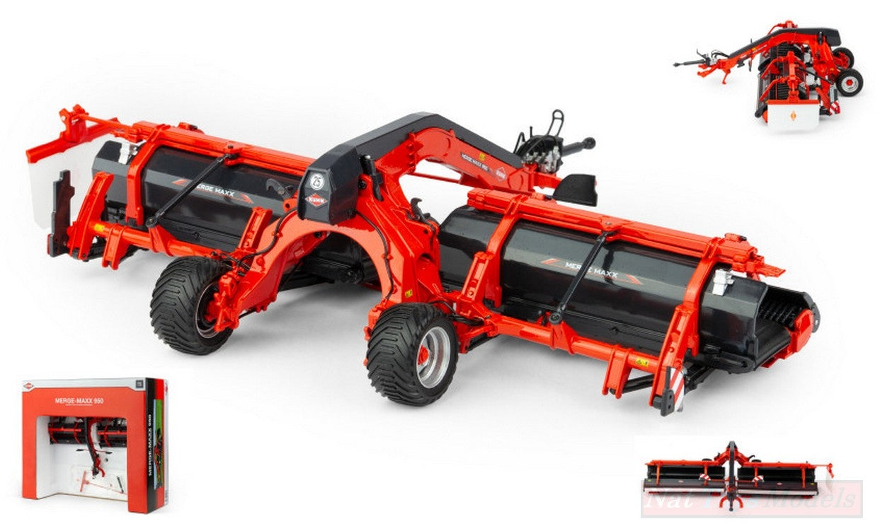 DIE CAST SCALE MODEL ANDANATORE A TAPPETO KUHN MERGE-MAXX 950 1:32 ROS DIE CAST SCALE MODEL ANDANATORE A TAPPETO KUHN MERGE-MAXX 950 1:32 ROS