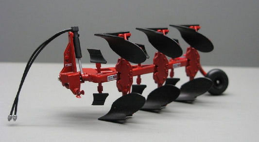 SCALE MODEL COMPATIBLE WITH TRIVOMERE PLOW VOLTAEARCCHIO IH 155 1:32 REPLICAGRI REPLI102