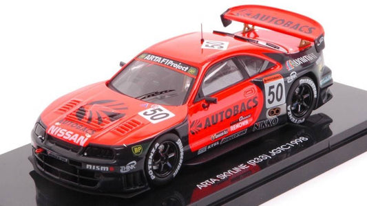 SCALE MODEL COMPATIBLE WITH ARTA SKYLINE (R33) N.50 JGTC 1998 S.MOTOYAMA-T.TSUCHIYA 1:43 EBBRO EB44195