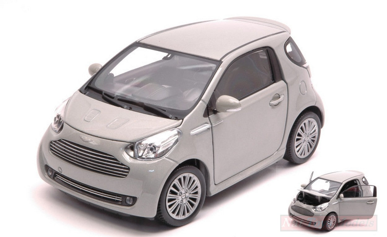 MODÈLE RÉDUIT COMPATIBLE AVEC ASTON MARTIN CYGNET 2011 GRIS SOURIS MET.1:24 WELLY WE24028S