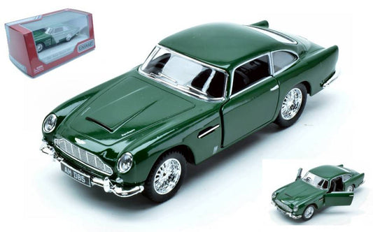 MODELE REDUIT COMPATIBLE AVEC ASTON MARTIN DB5 BRITISH RACING VERT 12 cm KINSMART BOX KT5406WGN