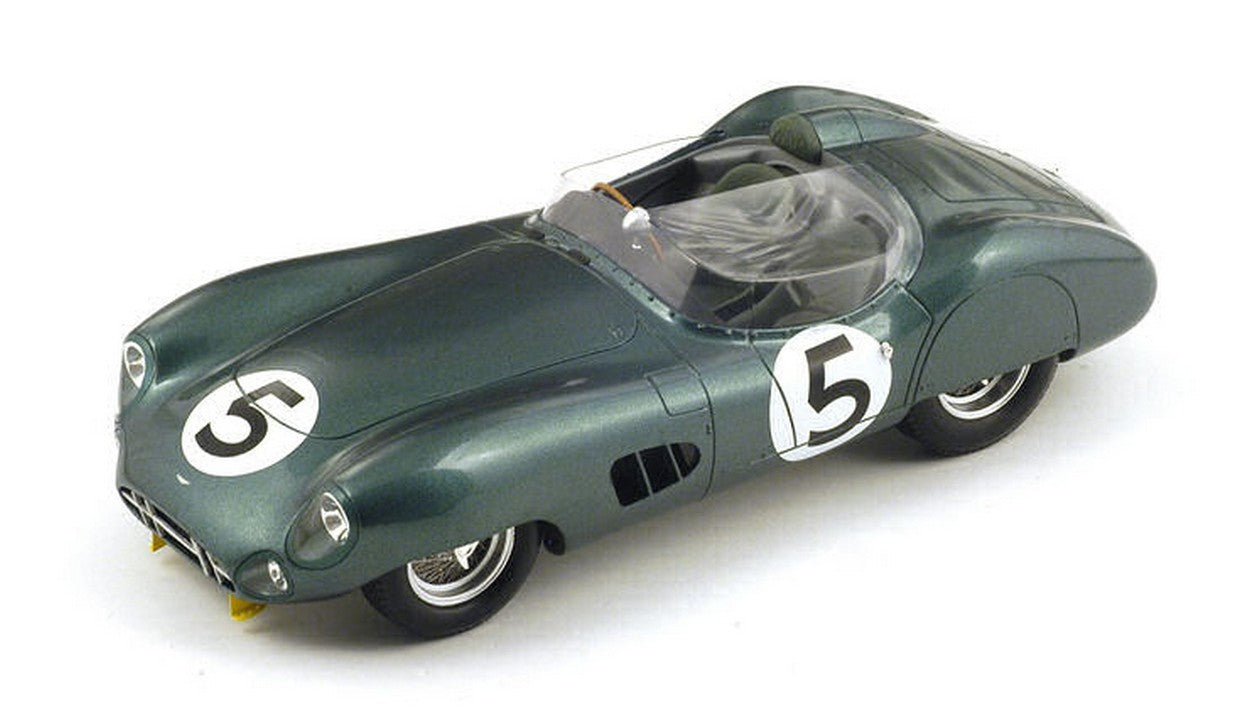 SCALE MODEL COMPATIBLE WITH ASTON MARTIN DBR1 N.5 WINNER LM 1959 C.SHELBY-R.SALVADORI 1:18 SPARK S18LM59