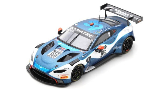 MODÈLE RÉDUIT COMPATIBLE AVEC ASTON MARTIN VANTAGE GT3 N.188 24 H SPA 2021 WEST-EASTWOOD-GOODWIN-KIRCH SPARK MODEL SB466
