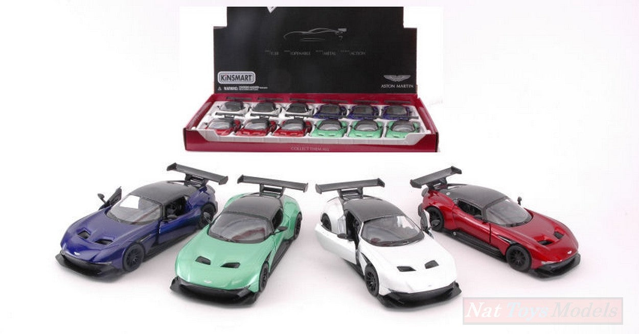 MODÈLE RÉDUIT COMPATIBLE AVEC ASTON MARTIN VULCAN 2017 COL.ASS.1:38 KINSMART KT5407D