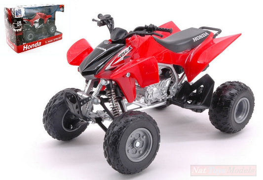 MODELE REDUIT COMPATIBLE AVEC ATV-QUAD HONDA TRX450R ROUGE 1:12 NEW RAY NY57503HR