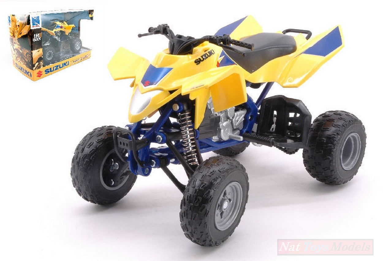 MODELE REDUIT COMPATIBLE AVEC ATV-QUAD SUZUKI QUADRACER R450 1:12 NEW RAY NY57503S
