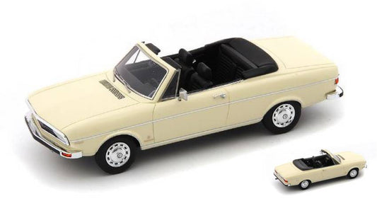 MODELE REDUIT COMPATIBLE AVEC AUDI 100LS DÉCAPOTABLE 1969 IVOIRE 1:43 AVENUE43 AVN60011
